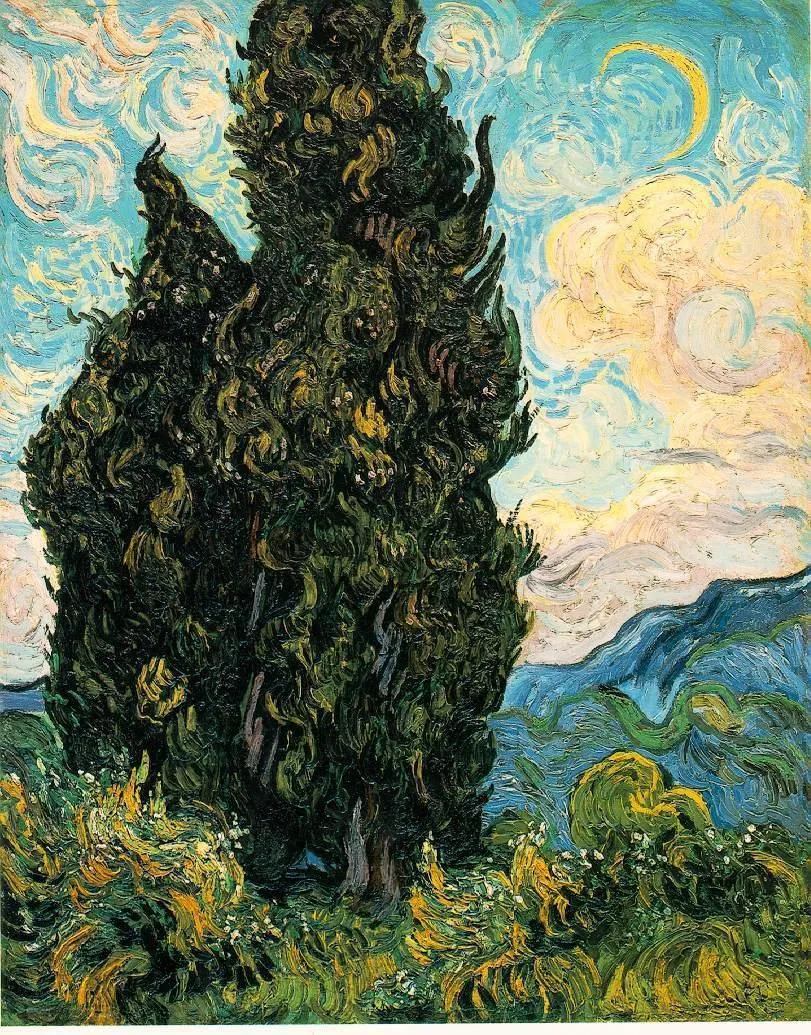 Cypresses — Vincent van Gogh