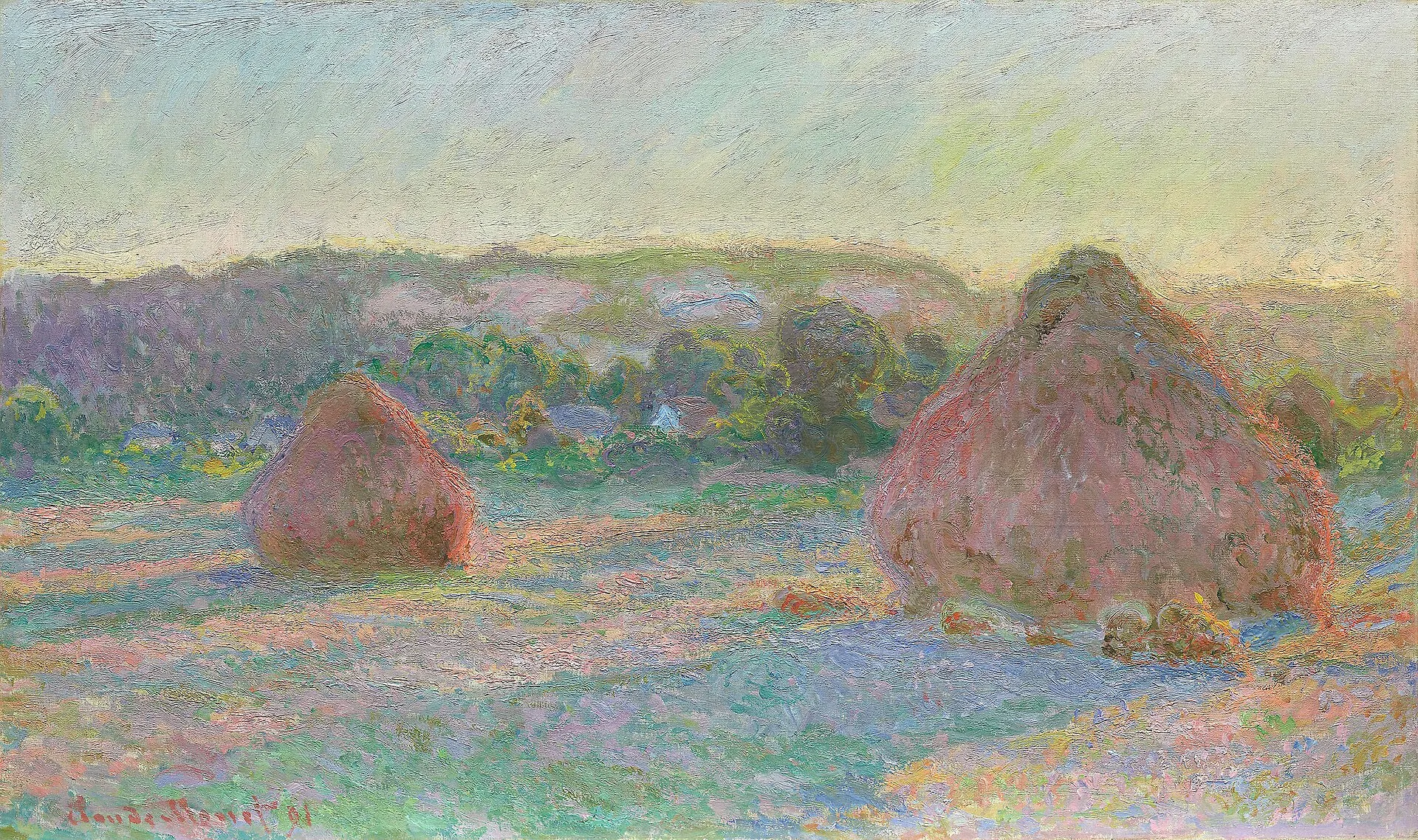 Stacks of Wheat (End of Summer) — Claude Monet